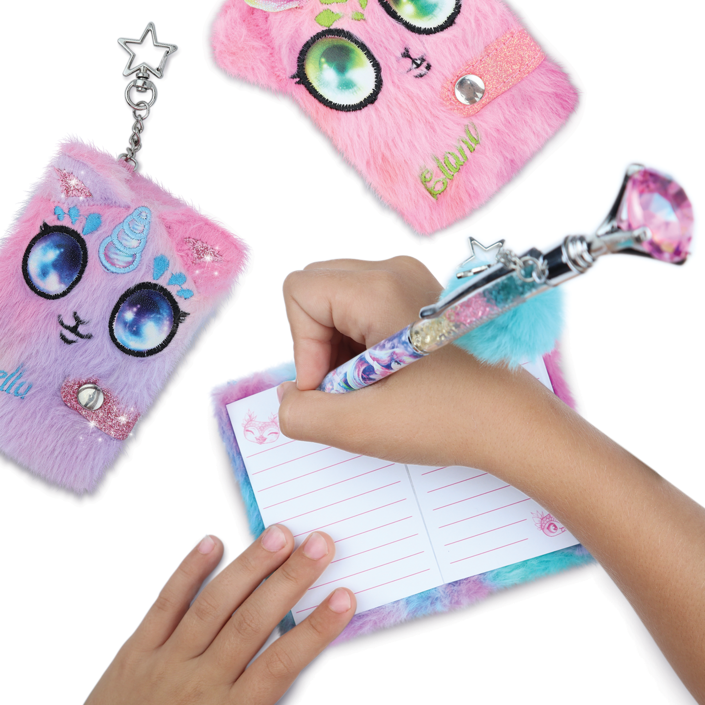 FUZZY MINI NOTEBOOK (SURTIDO)