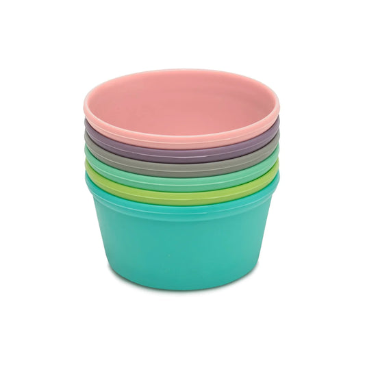 Rainbow silicone food cups