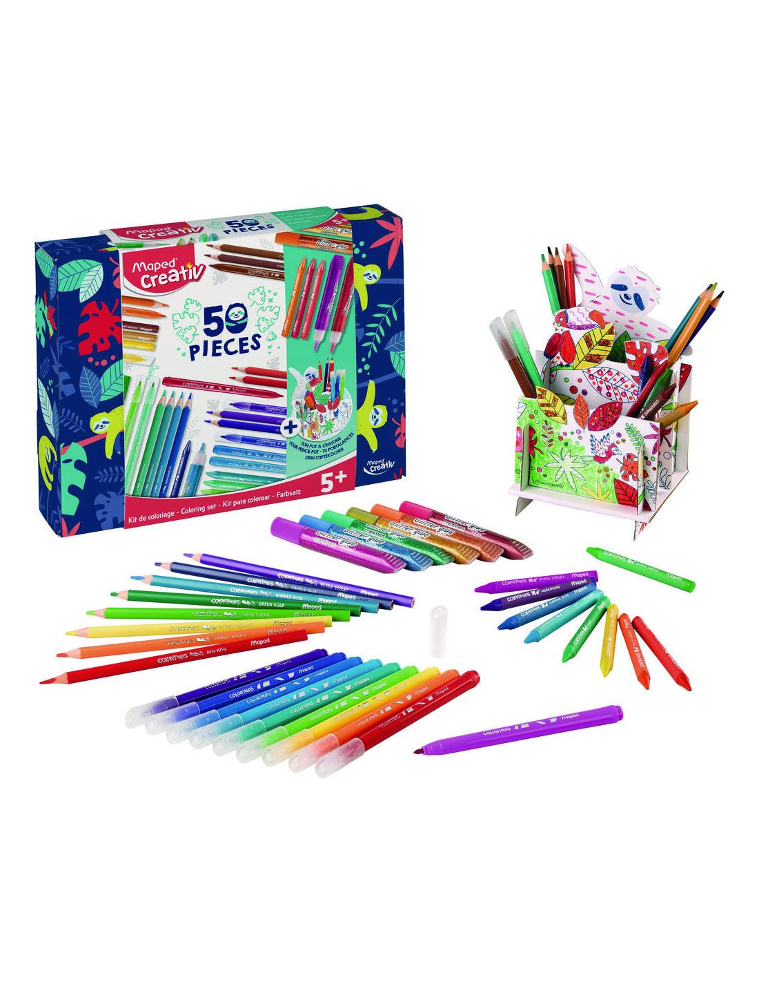 KIT DE COLORANTE 50 PZS MAPED
CREATIV