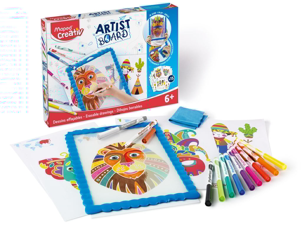 ARTIST BOARD - ERASABLE
DRAWINGS - PIZARRA BLANCA