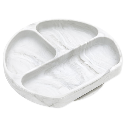 Silicone Grip Dish Marble