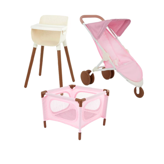 14” BABY DOLL 3PC ACCESSORY SET
