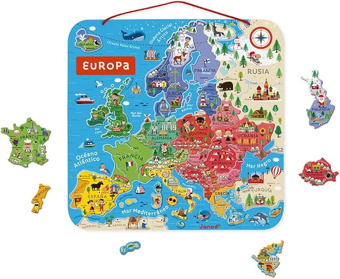 MAPA DE EUROPA MAGNÉTICO VERSIÓN I