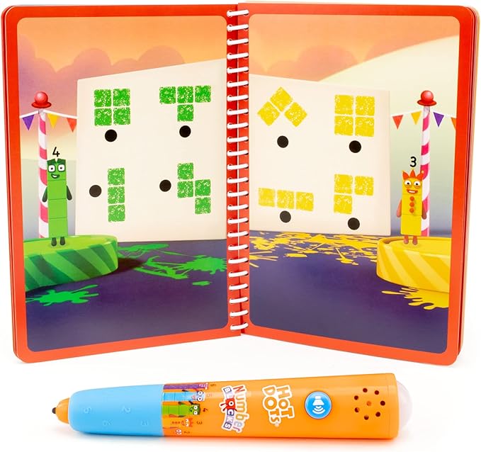 HOT DOTS NUMBERSBLOCKS ACTIVITY BOOK AND LIGHT-UP PEN