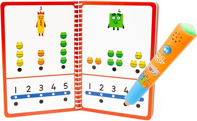 HOT DOTS NUMBERSBLOCKS ACTIVITY BOOK AND LIGHT-UP PEN