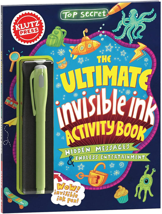 KLUTZPRESS TOP SECRET: THE ULTIMATE INVISIBLE INK ACTIVITY BOOK