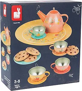 SET DE TÉ METÁLICO