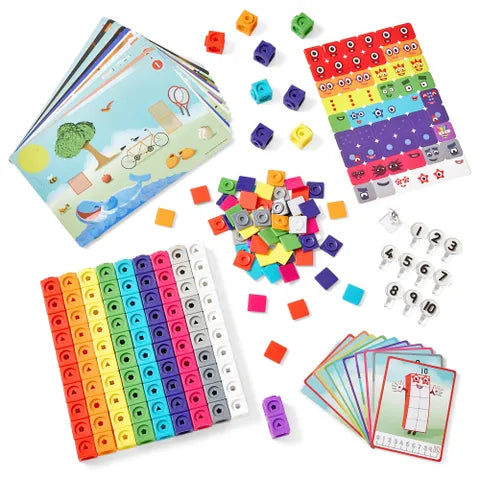 MATHLINKS CUBES, NUMBERBLOCKS 1-10 SET