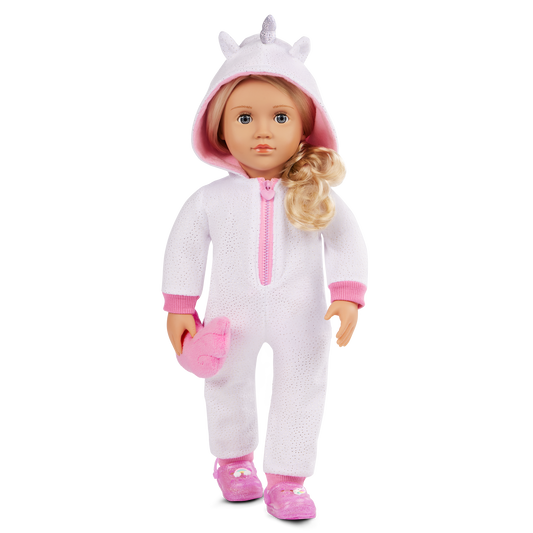 DOLL W/ UNICORN PAJAMA LILIAN