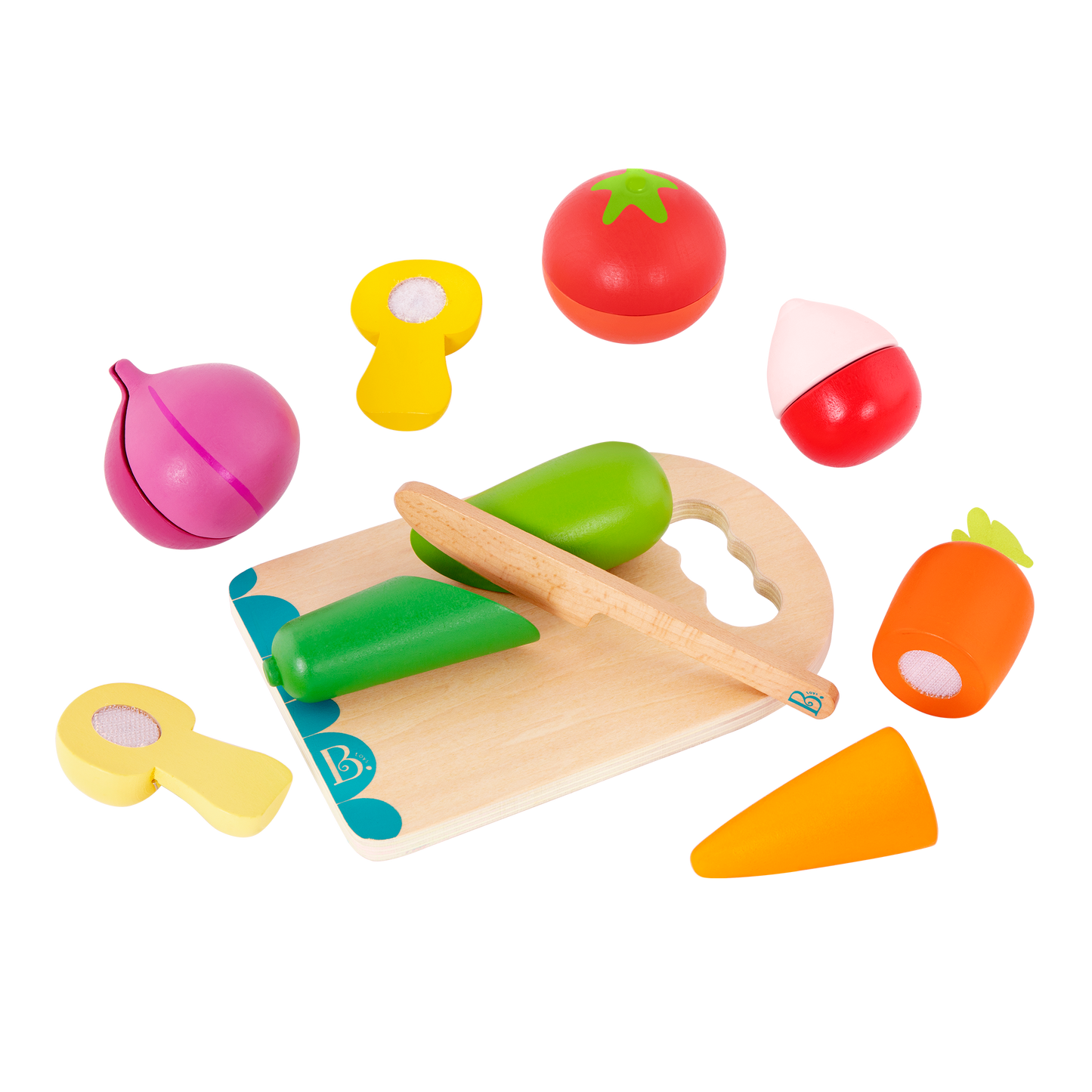 B. WOODEN VEGETABLES
