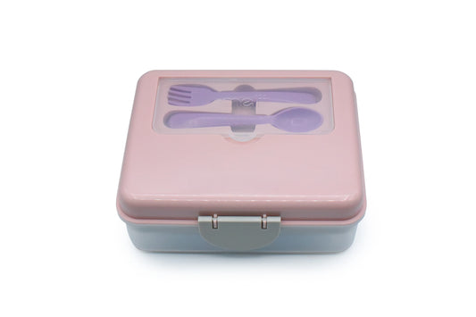 2 Tier Bento - Pink, Purple, Grey (6set/inner)