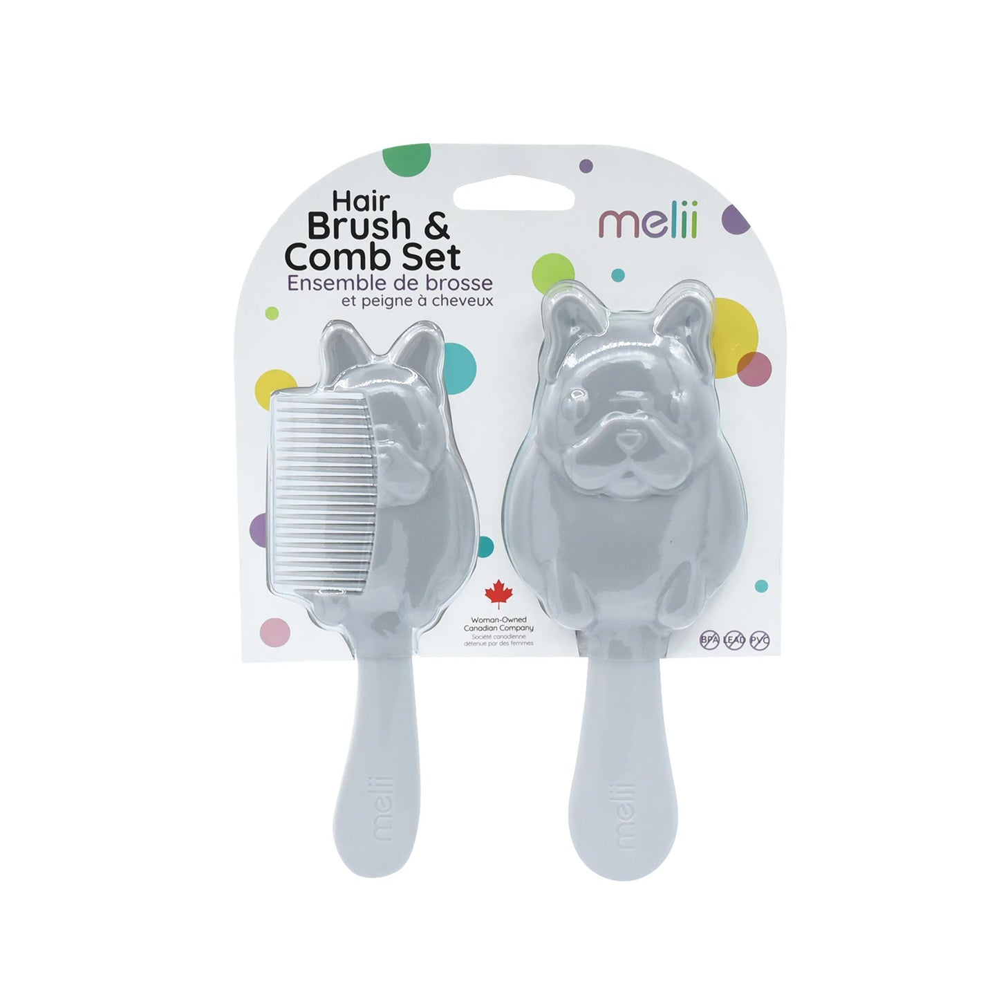 Brush + Comb - Bulldog - 2 Piece Set (6 set)
