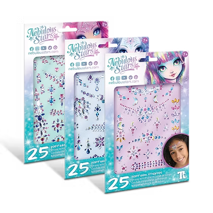 25 BODY GEM STICKERS ICEANA