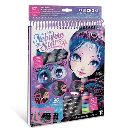 CREATIVE SKETCHBOOK BLACK PAGES ECLIPSIA