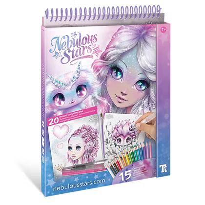 WATERCOLORING BOOK SET ESTRELIA
