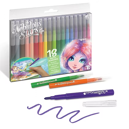 18 REFILL MARKERS