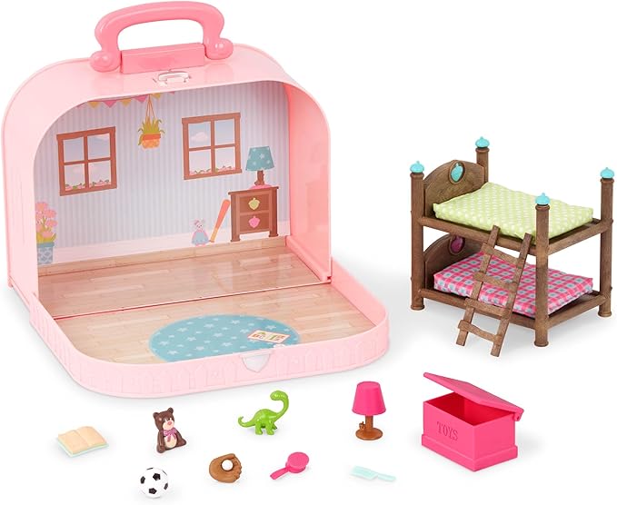 BUNK BED PLAYSET IN CARRY CASE
