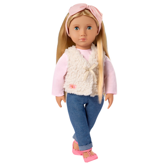 DOLL W/ GLAM FUR VEST EMMIE