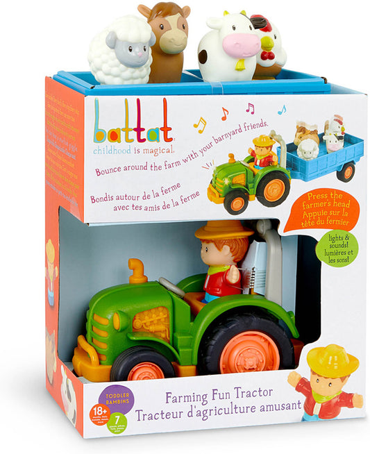 LIGHTS & SOUNDS TRACTOR WITH ANIMALS