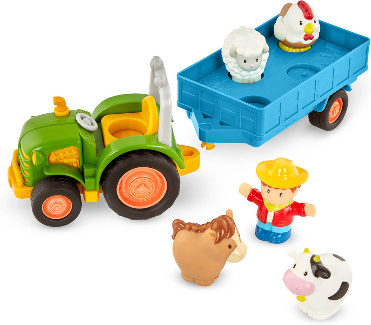 LIGHTS & SOUNDS TRACTOR WITH ANIMALS