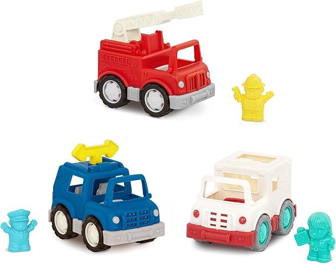 3 LITTLE EMERGENCY VEHICLES