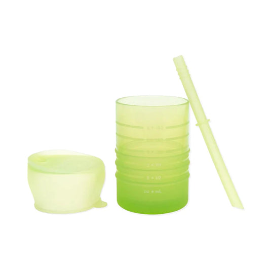 Silicone Cup with Straw SGE Sage