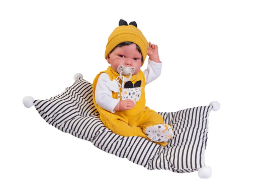 RECIÉN NACIDO PIPO OREJITAS CON COJÍN