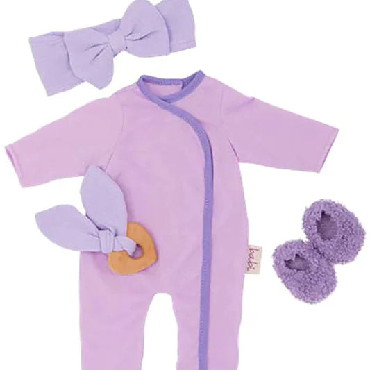 14" BABY GIRL PJ OUTFIT