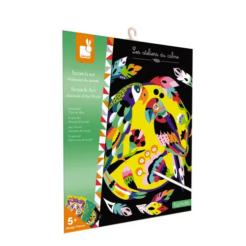 ARTE SCRATCH ANIMALES DEL MUNDO