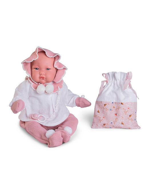 MI PRIMER REBORN ALEJANDRA CON BOLSITO PARA MERIENDA