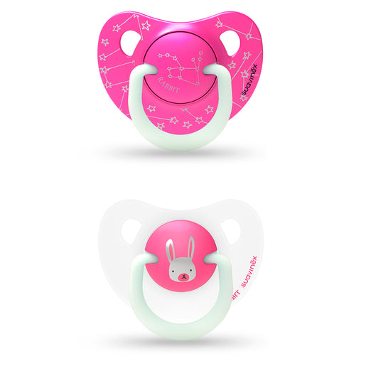 Chupeta Night & Day rosa