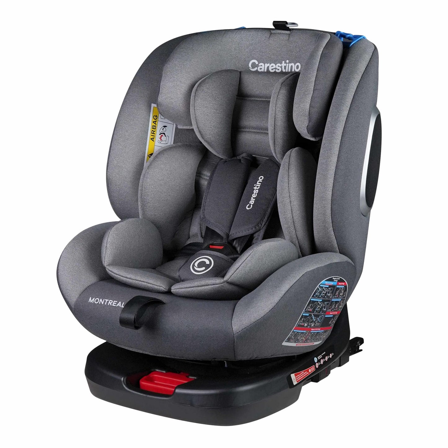 Silla para Auto Montreal Grupo 0/I/II/III ISOFIX Gris