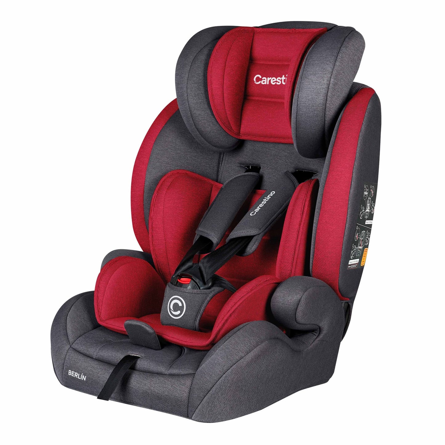 Silla para Auto Berlín Grupo I/II/III Roja