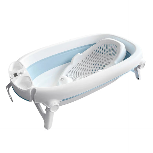 Bañera Plegable con Soporte Hawaii Azul