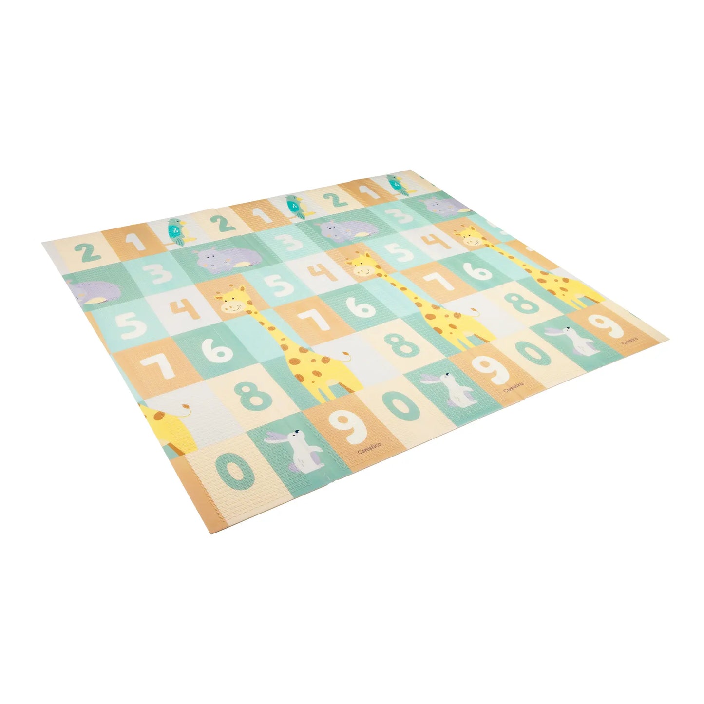 Alfombra Antigolpes Reversible Plegable 180x200 Números