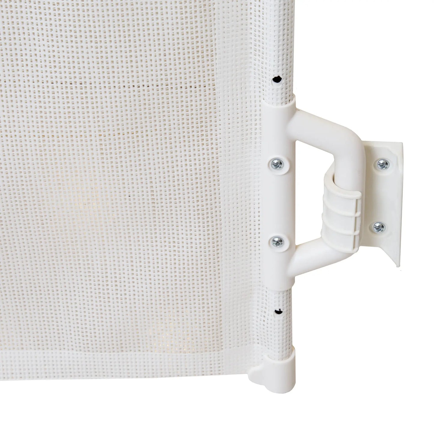 Barrera de seguridad retráctil 140x84cm Blanco