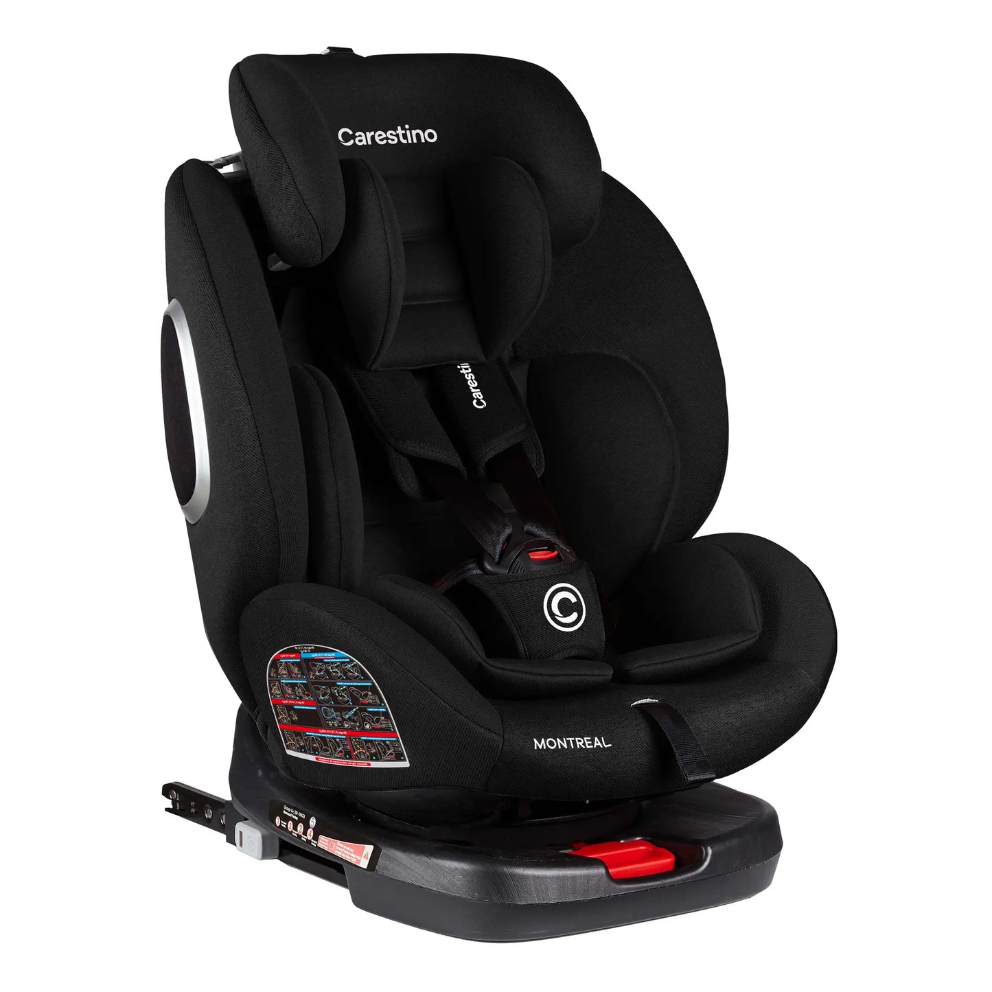 Silla para Auto Montreal Grupo 0/I/II/III ISOFIX Negra