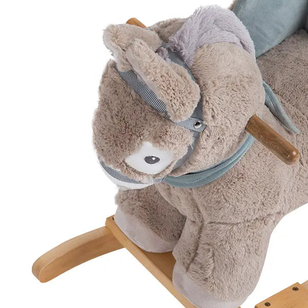 Mecedor Peluche BURRO GRIS OSCURO