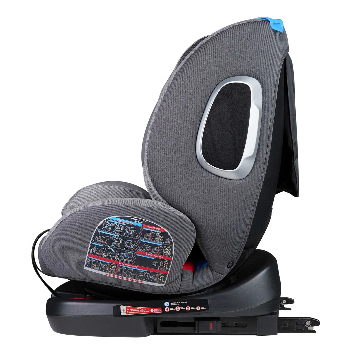 Silla para Auto Montreal Grupo 0/I/II/III ISOFIX Gris