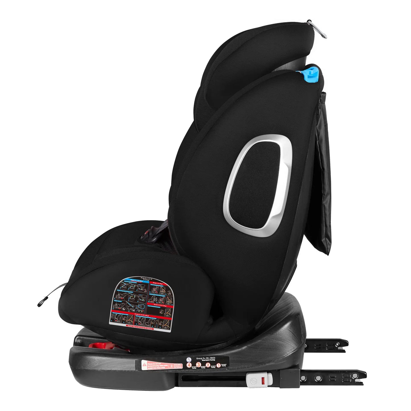Silla para Auto Montreal Grupo 0/I/II/III ISOFIX Negra