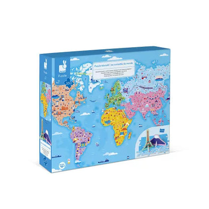 EDUCATIONAL PUZZLE-  WORLD CURIOSITIES - 350 PCS