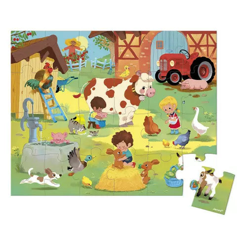 PUZZLE A DAY AT THE FARM - 24 PCS