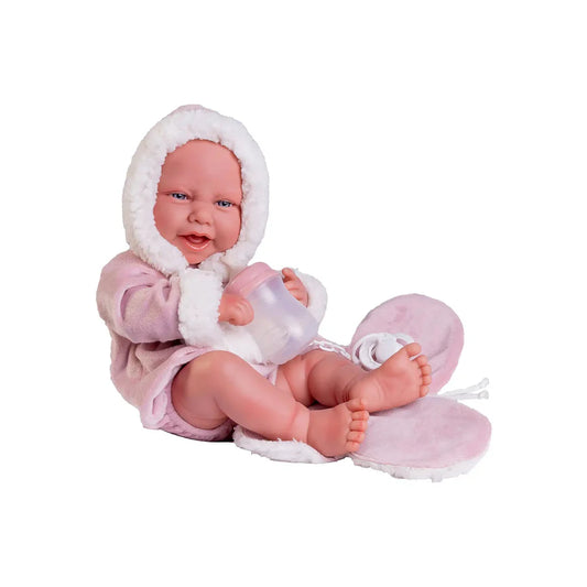 RECIÉN NACIDA CARLA CON TOALLITA MARIPOSA