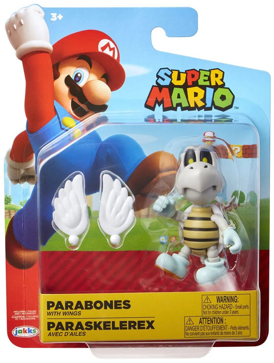 Super Mario 4 Single Figures asst in Parabones