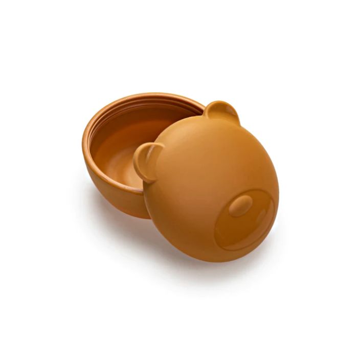 Silicone Bowl with Lid - Bear (6pc/inner)