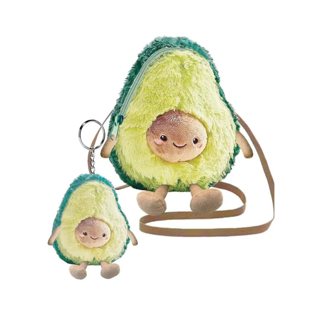 CROSSBODY FUZZY DE FELPA - AGUACATE