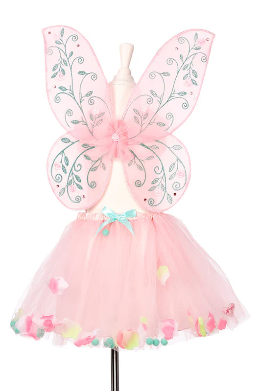 Elody skirt + wings, pink, adjustable (1 set)