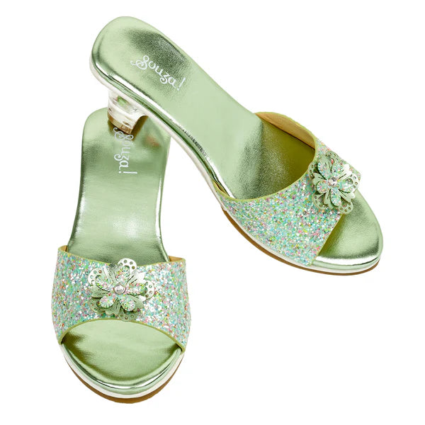 Slipper h.heel Pippa, mint green metallic sz 27/28 (1 pair)