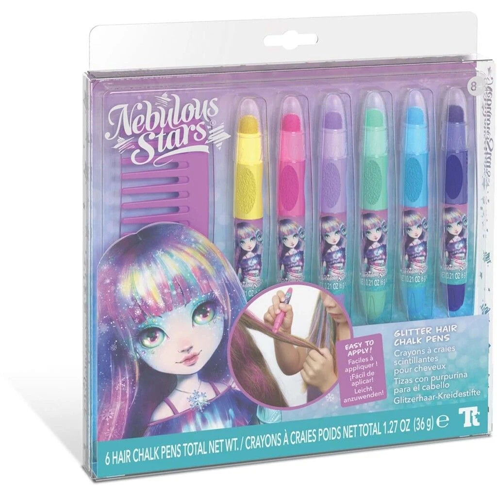 GLITTER HAIR CHALK PENS