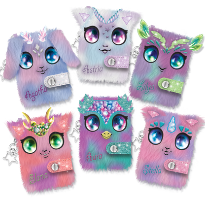 FUZZY MINI NOTEBOOK (SURTIDO)